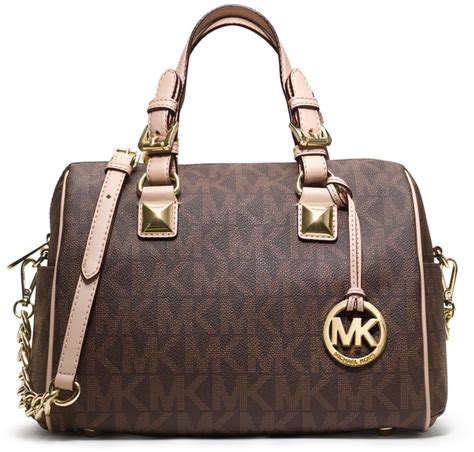 michael kors grayson medium logo|grayson medium empire logo satchel.